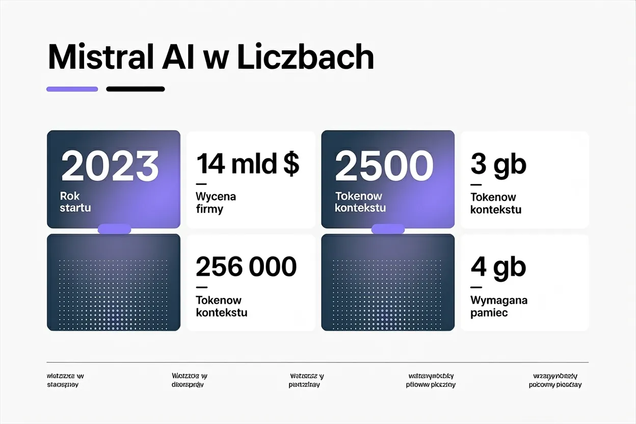 Mistral AI – co to jest i dlaczego warto zwrócić na niego uwagę? 13 Mistral AI w liczbach