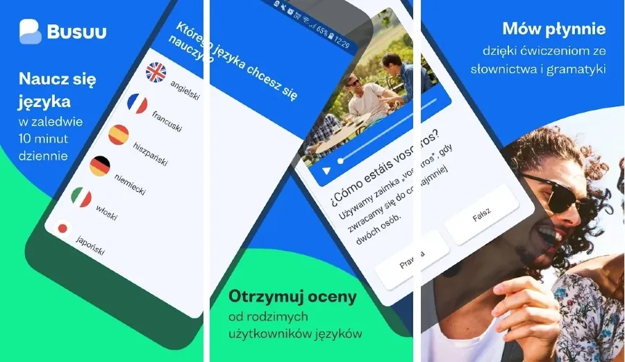 busuu do nauki angielskiego z ai