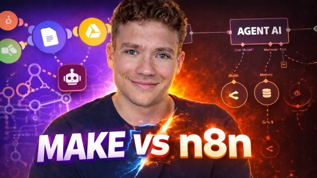 n8n vs make najlepsza platforma do tworzenia agentow ai