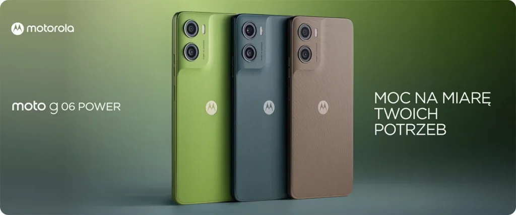 Motorola Moto G06 Power: 399 zł, tydzień bez ładowarki i AI w kieszeni motorola moto g06 power 399 zl tydzien bez ladowarki i ai w kieszeni
