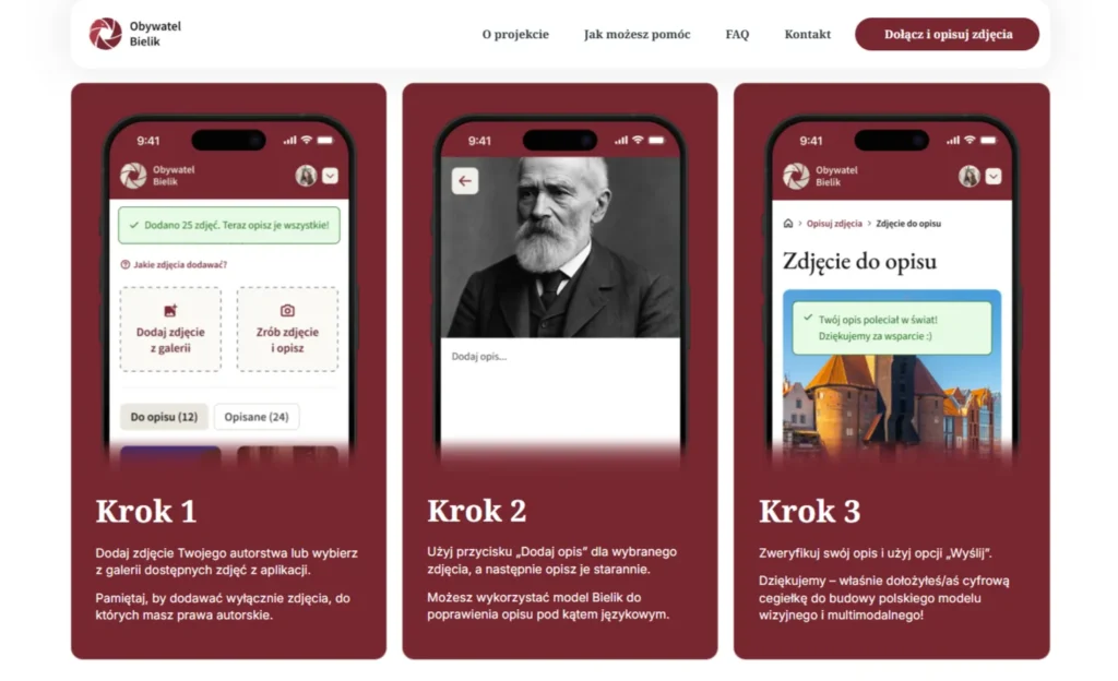 jak bielik uczy sie rozpoznawac kluski slaskie i fontanne neptuna