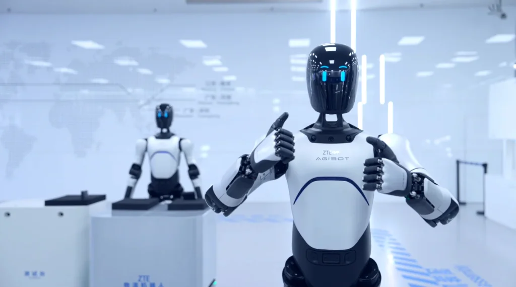 Robot z Szanghaju uczy poznańskich naukowców, jak reagujemy na maszynę podobną do człowieka robot z szanghaju uczy poznanskich naukowcow jak reagujemy na maszyne podobna do czlowieka