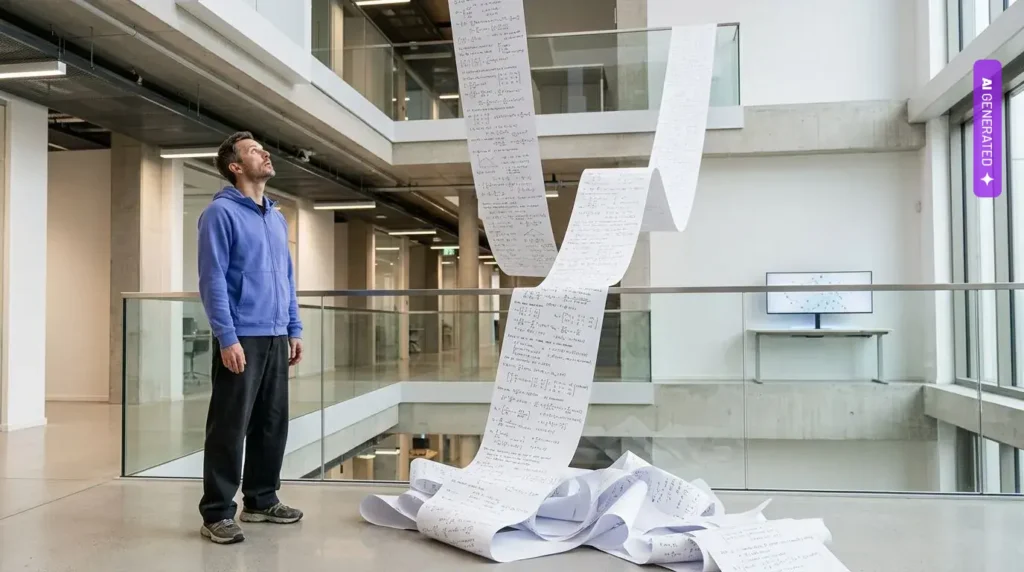 AxiomProver zweryfikował twierdzenie 246. Axiom Math chce tą samą metodą sprawdzać kod pisany przez AI AxiomProver zweryfikował twierdzenie 246. Axiom Math chce tą samą metodą sprawdzać kod pisany przez AI – grafika wygenerowana przez AI