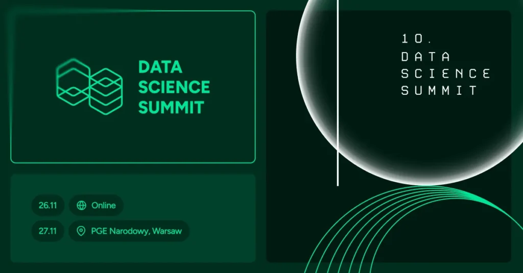 Data Science Summit 2026: jubileuszowa XV edycja, 250 wystąpień i 15 ścieżek, 26 i 27 listopada na PGE Narodowym