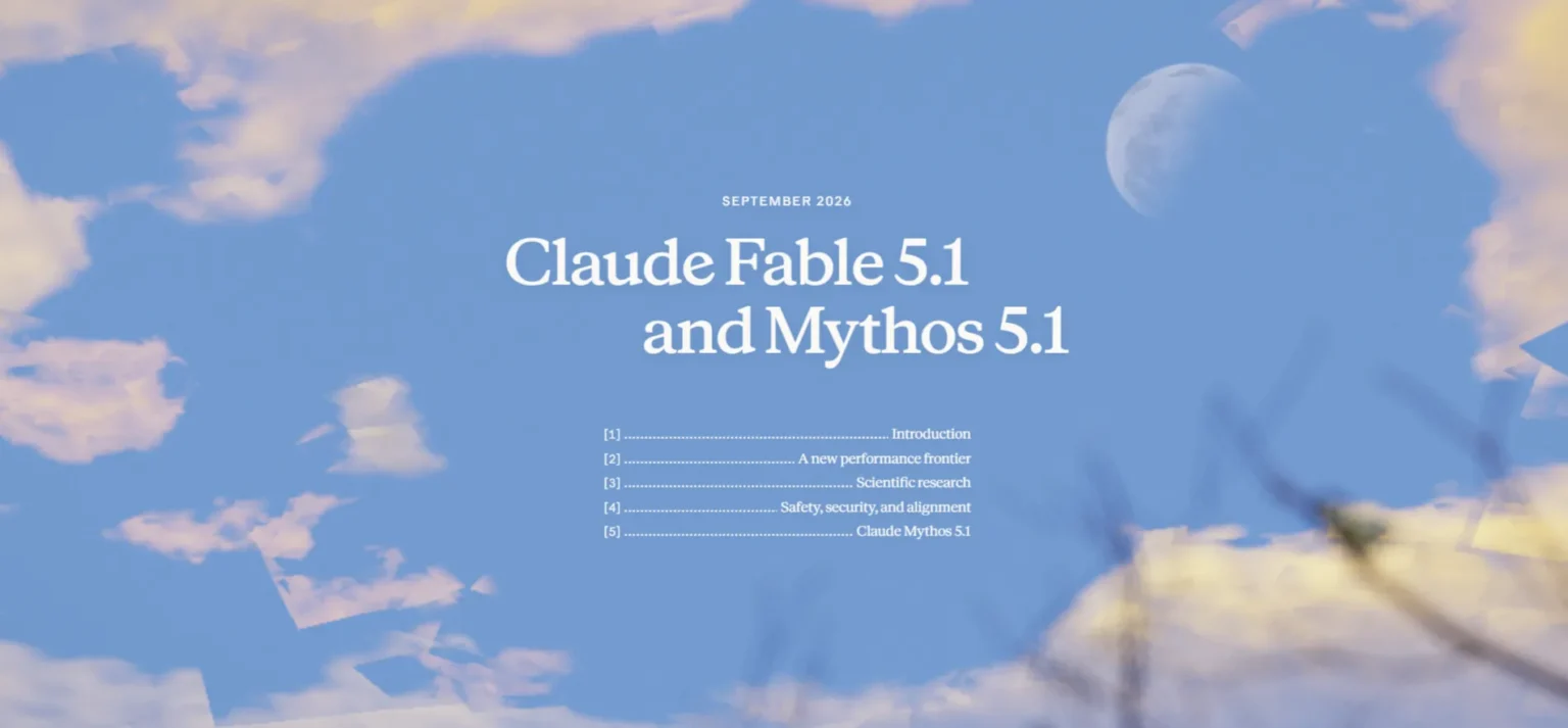 Anthropic wypuszcza Claude Fable 5.1. Wynik w testach agentowych badań naukowych ponad dwukrotnie wyższy, koszt niższy o 25 procent