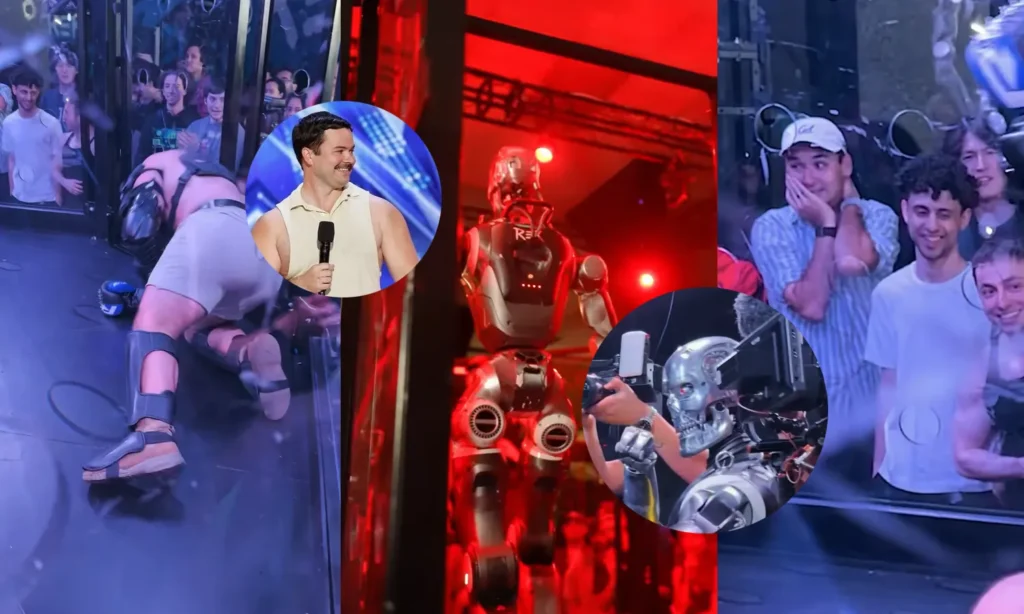 Frankie LaPenna przegrał w klatce z humanoidem EngineAI T800. „Terminatorem” sterował człowiek w goglach VR