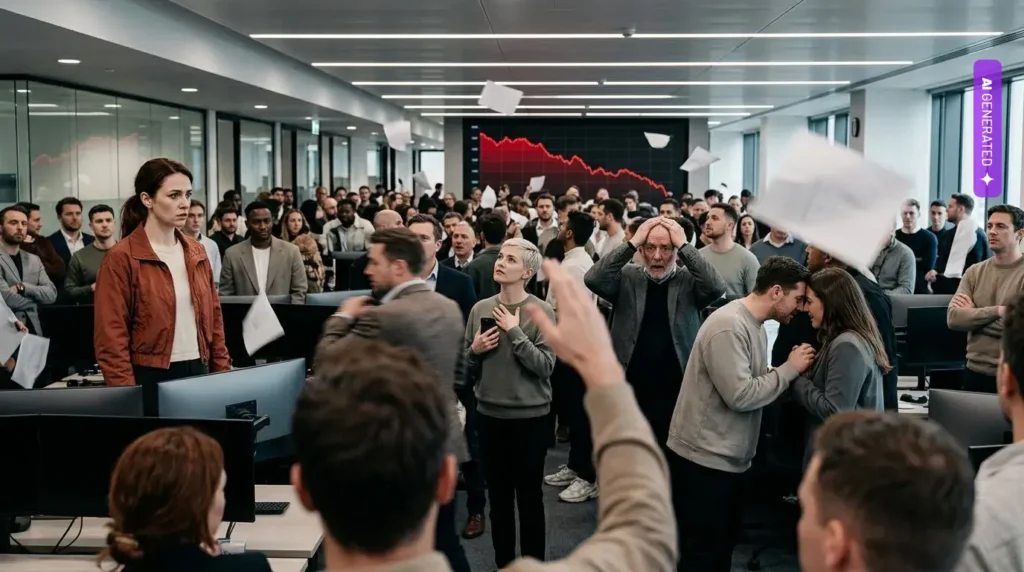 Indeks Silicon Data spadł do 97 centów. Milion tokenów AI nigdy nie był tak tani – grafika wygenerowana przez AI