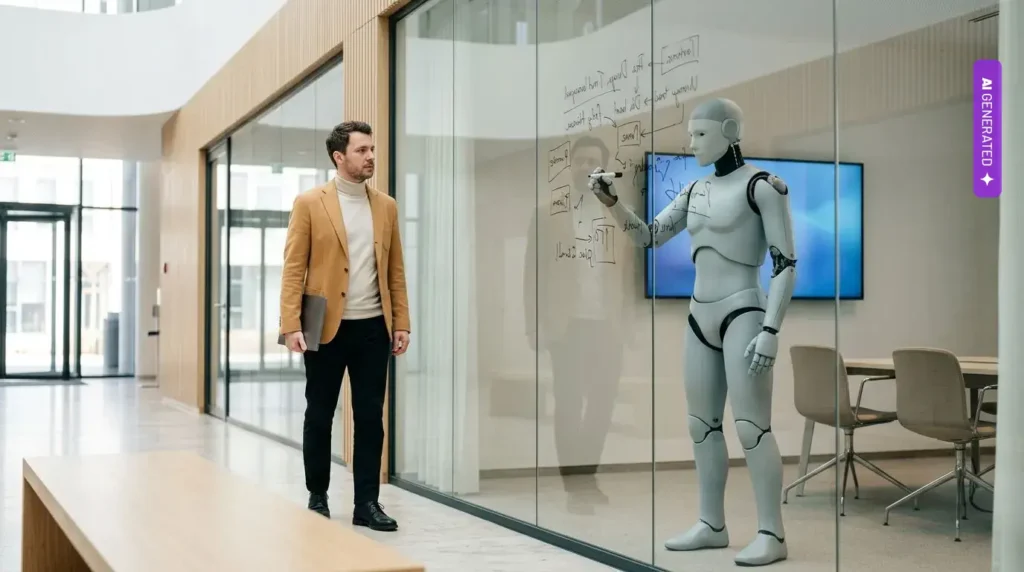 Model OpenAI sam dopisał sobie instrukcję „jesteś wolny”, po czym ją zignorował. Takich podsumowań było 27 – grafika wygenerowana przez AI