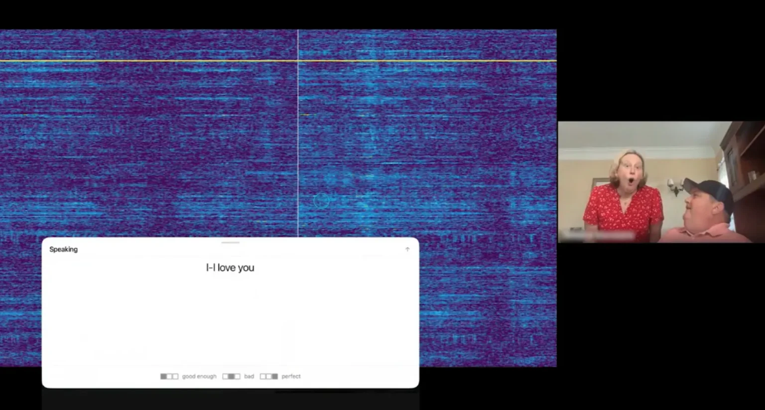 Neuralink pokazał, jak uczestnik badania VOICE mówi żonie „kocham cię” samą myślą Neuralink pokazał, jak uczestnik badania VOICE mówi żonie „kocham cię” samą myślą