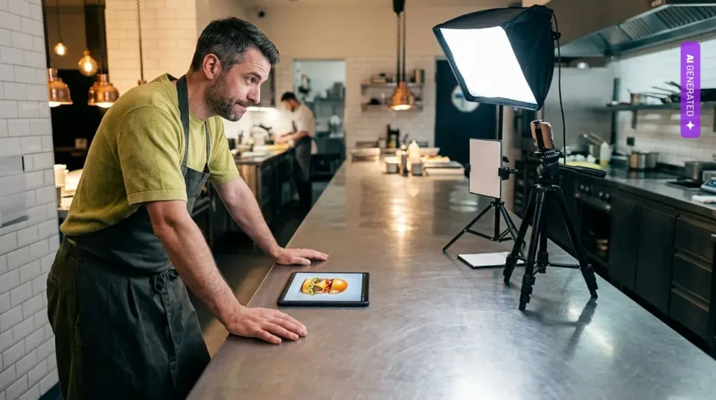 Restauracje generują menu w ChatGPT, a klienci tracą apetyt. W Unii takie zdjęcia mogą już wymagać oznaczenia – grafika wygenerowana przez AI