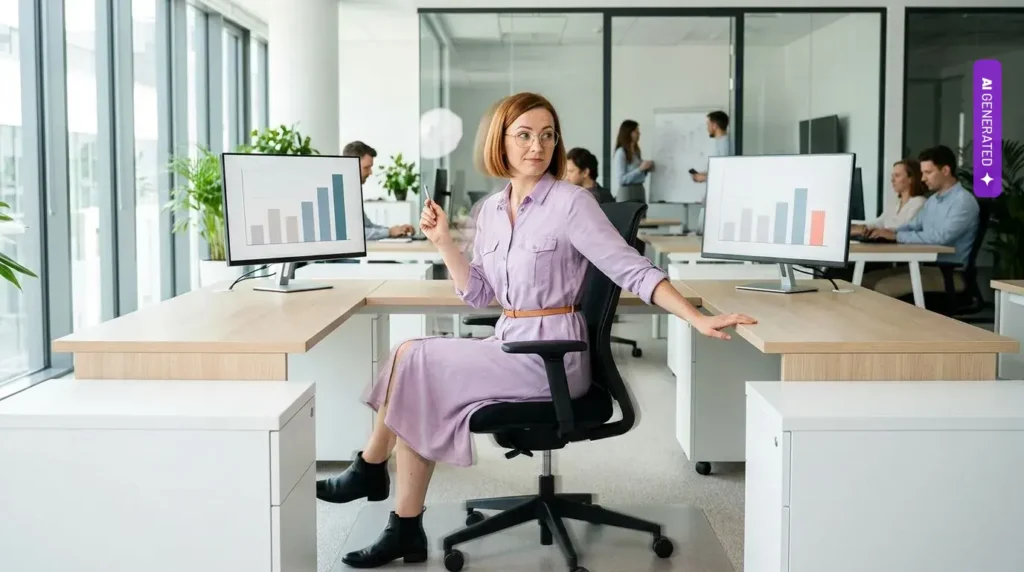 Workday: Polacy tracą mniej czasu na kopiuj-wklej niż reszta Europy, ale częściej godzą sprzeczne dane – grafika wygenerowana przez AI