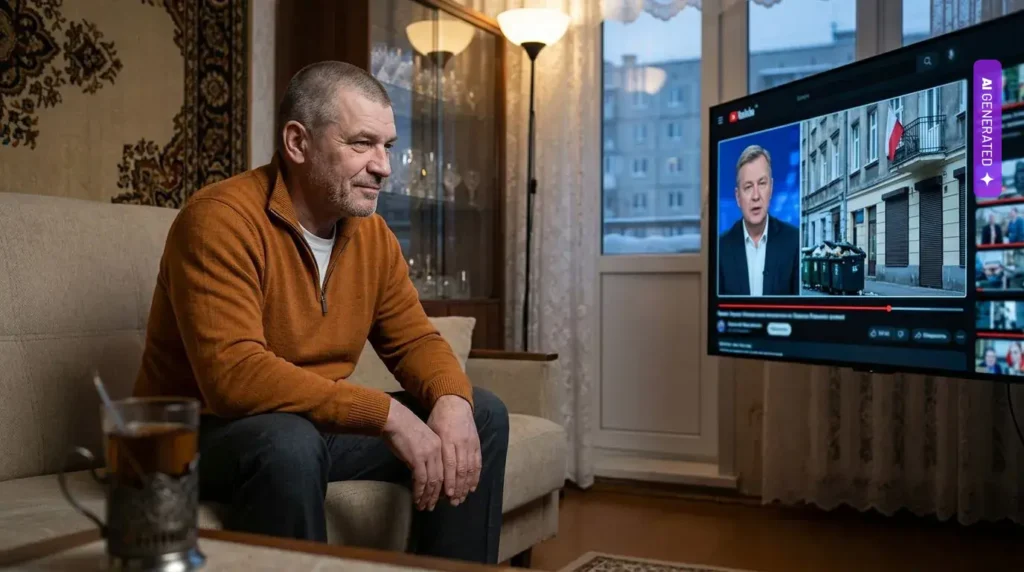 Kremlowska propaganda AI pokazuje Rosjanom Polskę w ruinie. OpenAI ujawnia operację „Dark Clark”, której fałszywka dotarła do polskiego europosła Kremlowska propaganda AI pokazuje Rosjanom Polskę w ruinie. OpenAI ujawnia operację „Dark Clark”, której fałszywka dotarła do polskiego europosła – grafika wygenerowana przez AI