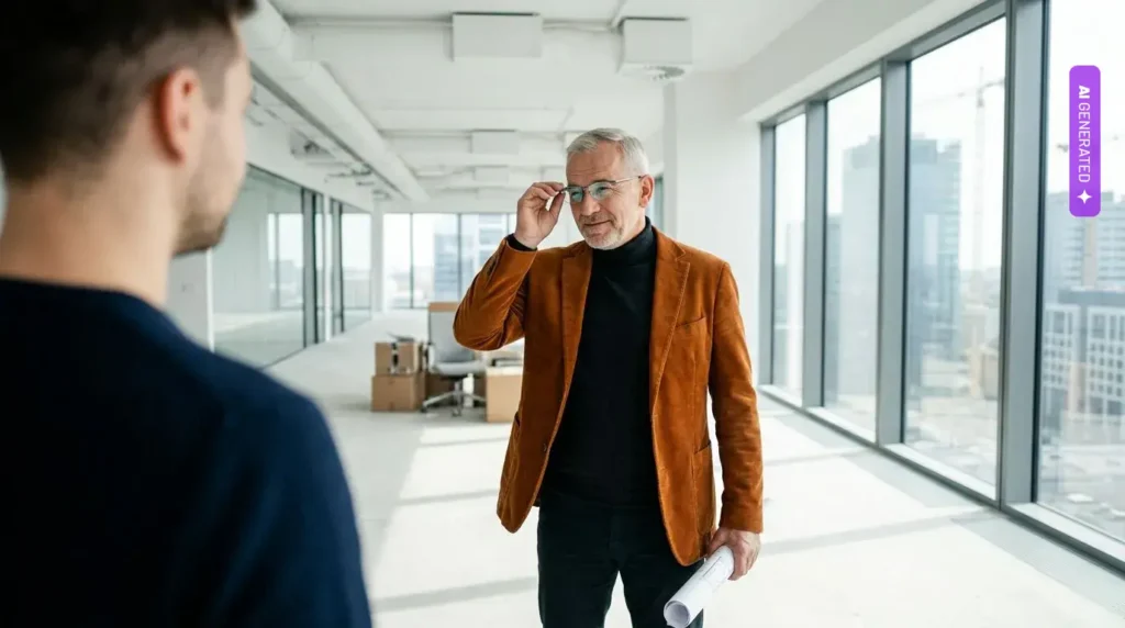 SD Worx: co drugi Polak po 55. roku życia chce pracować na emeryturze, ale z AI korzysta tylko co czwarty – grafika wygenerowana przez AI